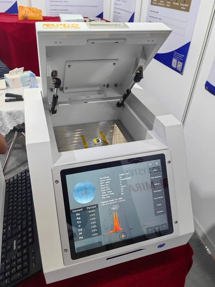 XRF Automatic Spectrum Analyzer Gold platinum Purity Au, Ag, Cu, Pt, Pd,Rh,Cd - Image 4 of 4