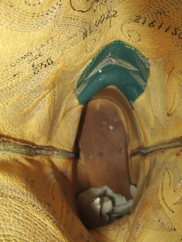 NOCONA Brown Leather Pull On Cowboy Boots Womens Size 8.5 B Style NL4022 - Picture 14 of 19