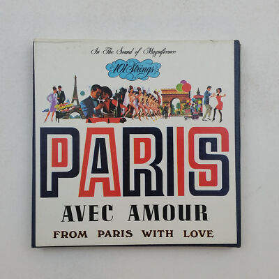 101 STRINGS Paris Avec Amour AS5029 Reel To Reel Audio 3 3/4 IPS