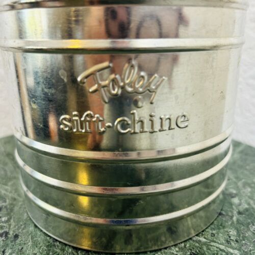 Vintage Foley Sieb - Chine Mehlsieb Metallsieb USA getestet funktioniert super - Bild 3 von 7