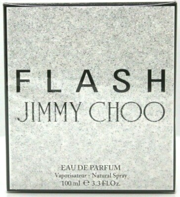JIMMY CHOO FLASH EAU DE PARFUM SPRAY FOR WOMEN Oz 100 ml