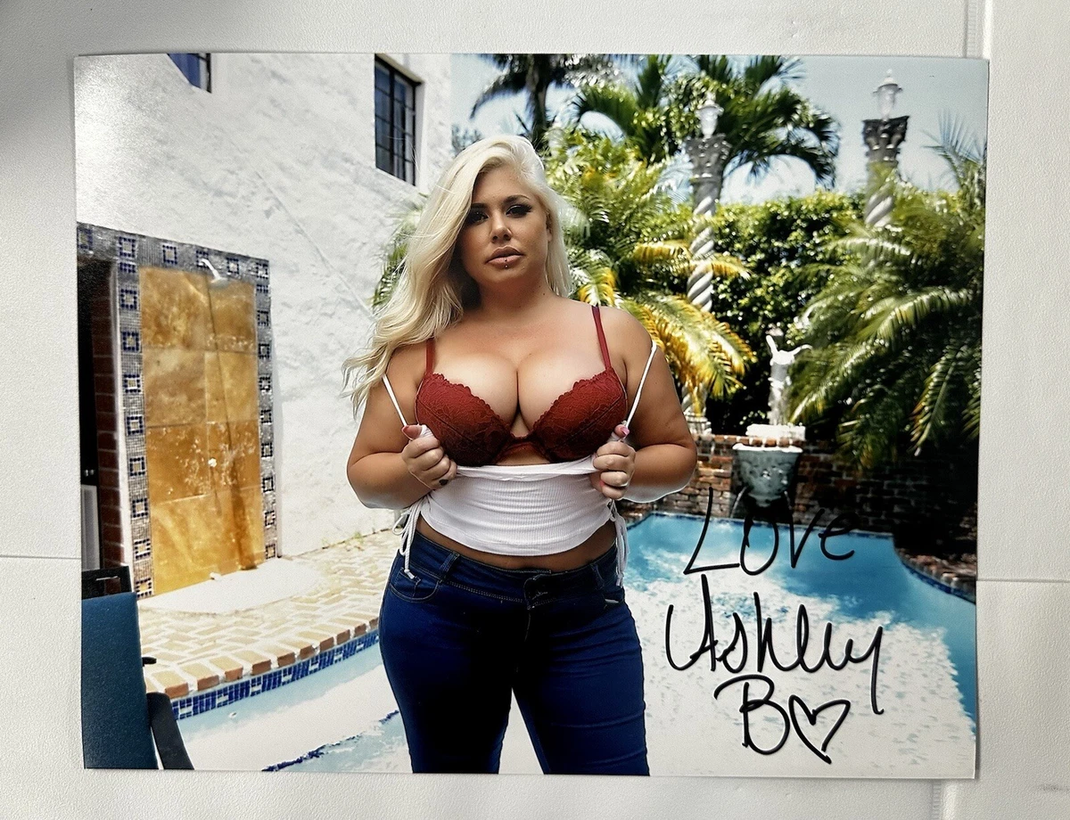 Ashley Barbie Signed 8x10 Matte Photo Star OF Model Blonde | eBay