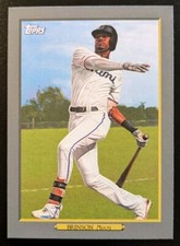 2020 Topps Update Series Baseball Lewis Brinson Turkey Red #TR-19 Miami Marlins