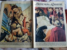 La Domenica del Corriere 42 del 1958 Morte Papa Pio XII - Margaret salva bimbo