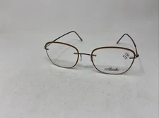 SILHOUETTE EYEWEAR 5566 LQ 6040 53-19-140 BROWN EYEGLASSES FRAME ZU65