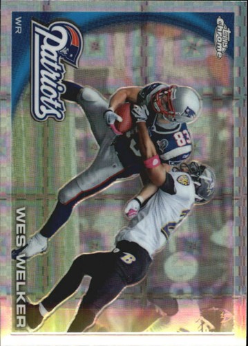 Wes Welker [Refractor] #C63 2010 Topps Chrome card