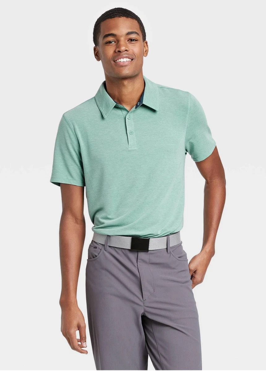 Turquoise top golf shirt