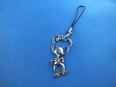 Mobile Decoration Teddy Bär Silber Sui Tong Jewelry Hand Handy Schlaufe Anhänger