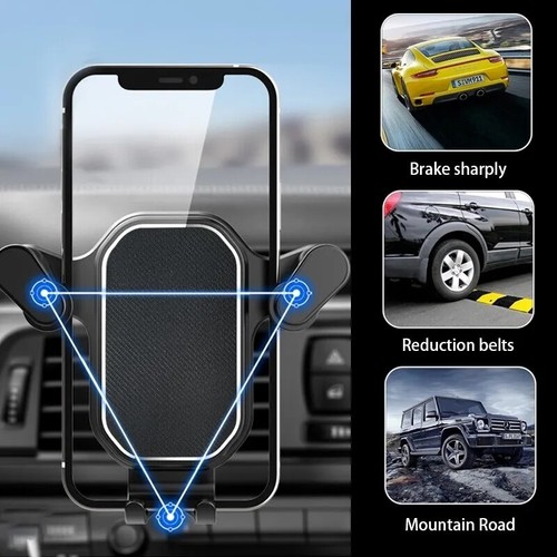 Universal Hook Bracket Car Phone Holder Rotation 360° Air Vent Clip Mount Stand - 第 7/9 張圖片