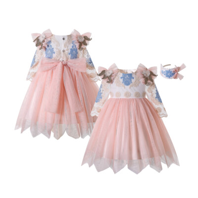 Toddler Girls Flower Dress Bridesmaid Party Wedding Dresses Tulle Lace  Summer US | eBay