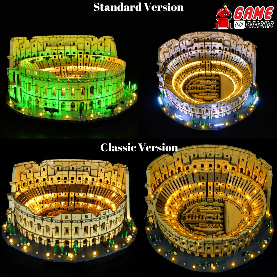 LED Light Kit for Colosseum - Compatible with LEGO® 10276 Set (Classic Version) - Image 3 of 4