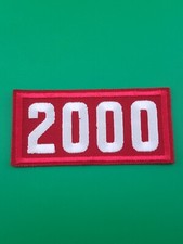 Troop Number 2000 Red  White Patch BSA Boy Scouts Of America NEW