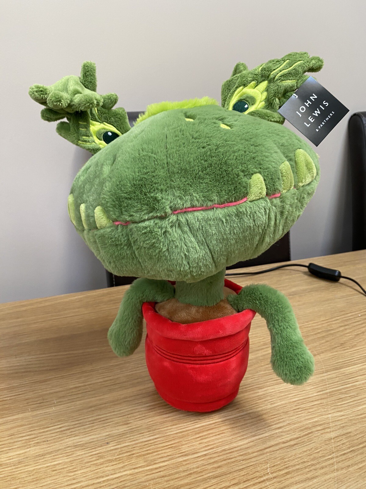 BNWL John Lewis Christmas 2023 Advert Venus Flytrap Large PLUSH TOY eBay