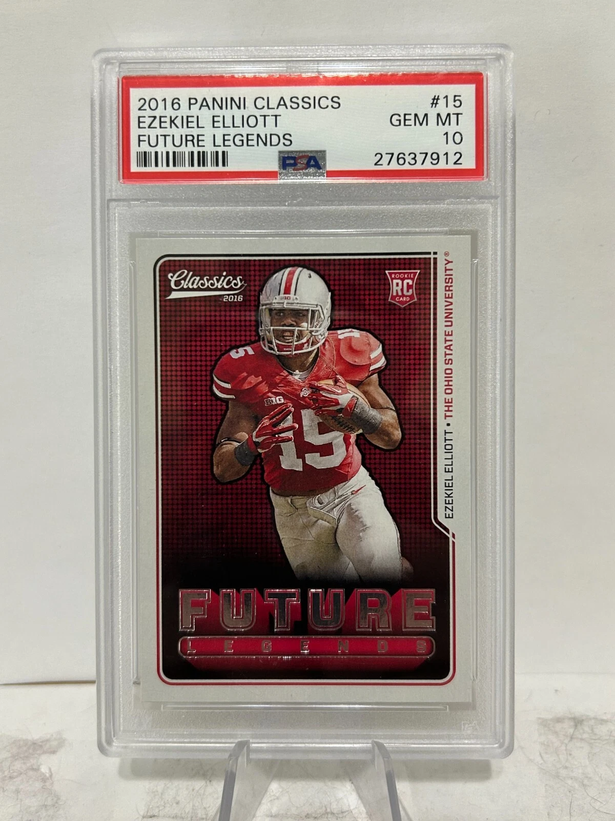 Ezekiel Elliott Panini Classics Future Legends #15 Base