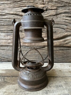 OLD VINTAGE RARE FEUERHAND NR. 275 KEROSENE LANTERN LAMP OLD GLOBE