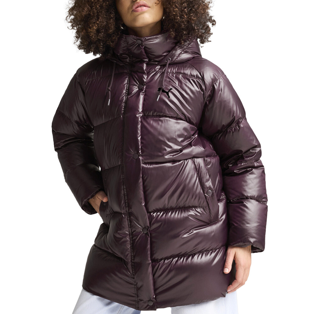 Женская пуховая куртка на молнии в стиле Puma, размер M, Повседневная спортивная верхняя одежда 6264914