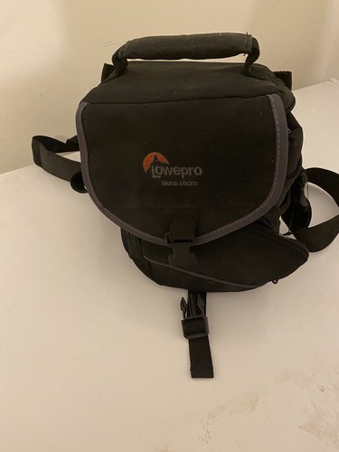 Lowepro Nova Micro AW Black Camera Bag Case with Strap - Picture 1 of 3