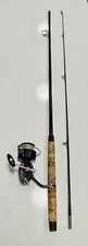 Vintage Garcia Mitchell 510 Spinning Reel W/ Matching Rod 6’6” Great Condition 