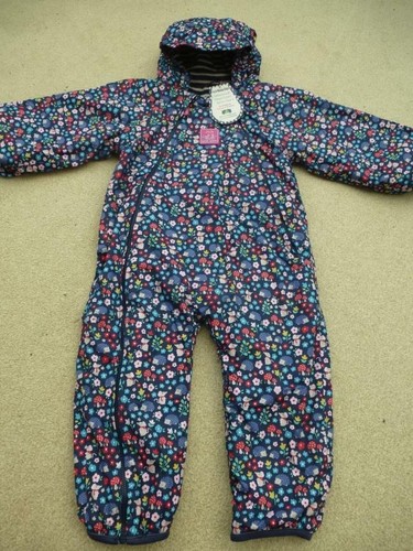 Jojo Maman Bebe PUDDLESUIT NEW 🌈 FLEECE Lined ALL-IN-ONE Snowsuit LOTS DESIGNS - Picture 13 of 109