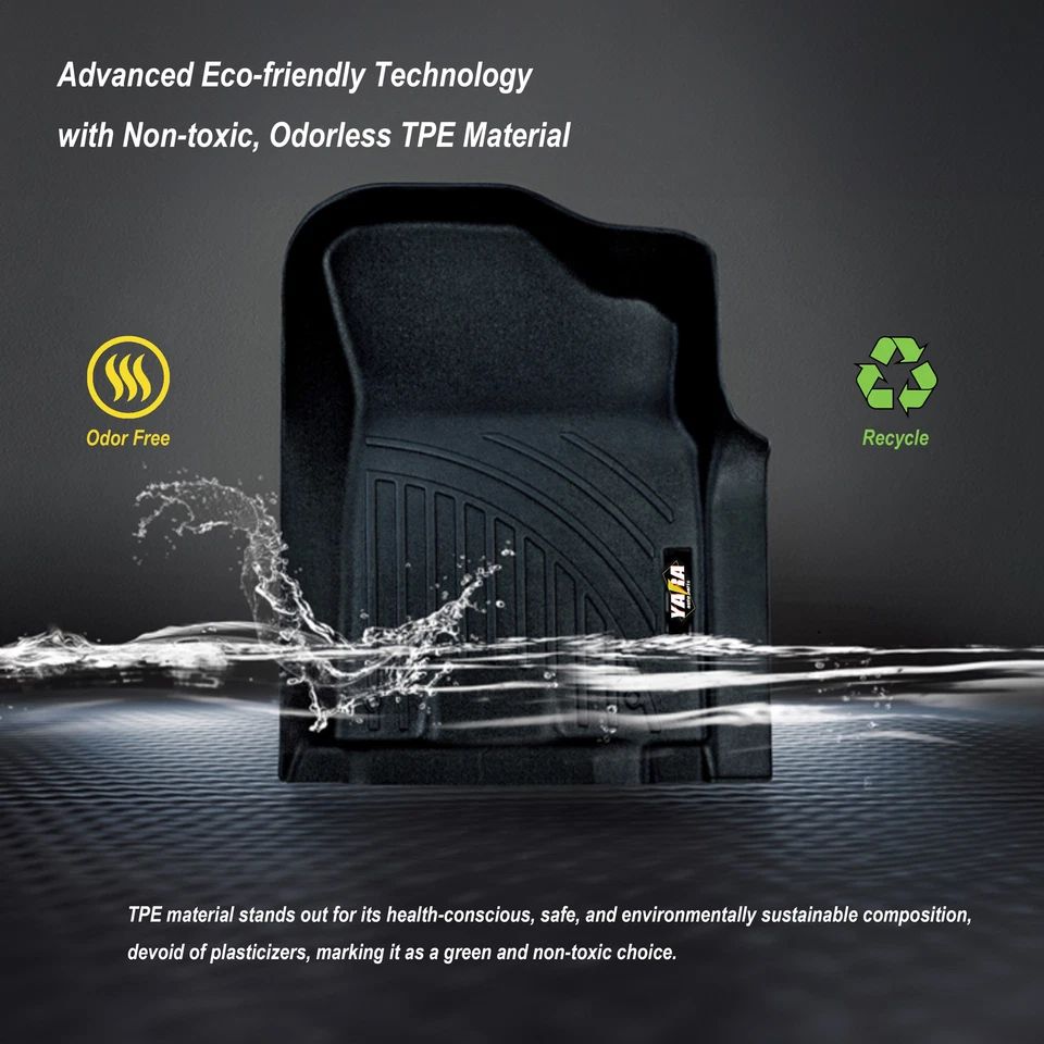 Tapetes de assoalho YARA 5D TPE para Nissan Navara NP300 D23 2015-atual à prova d'água - Imagem 4 de 4