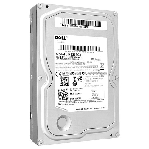 Festplatte Dell 250GB HE253GJ 16MB Cache 7200Rpm Sata II 3,5" Zoll 0GRCT2 - Bild 2 von 5