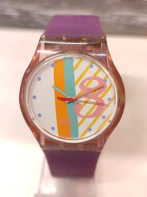 SWATCH QUARTZ MULTICOLOR DIAL SWISS MEN'S FULL WORKING, ALL
