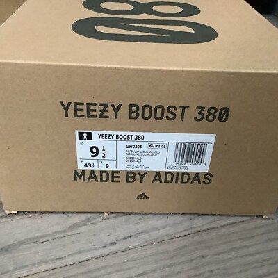 Size 9.5 - adidas Yeezy Boost 380 Alien Blue