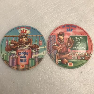 The Many Faces of Alf - Take Me Ballgame & Cookin With - 1988 Burger King Record