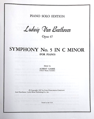 Beethoven Symphonie Nr. 5 　フルスコア(旧版) Beethoven: Symphony No. 5 in C Minor, Op. 67 (Full Score): Ludwig