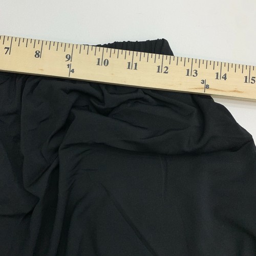 Roaman's Flowy Straight Ankle Pants Women's Plus 14W Black Knit Stretch Pull On - Picture 6 of 7
