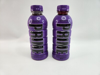2x Grape Prime Hydration Drink Discontinued New Unopened Logan Paul KSI