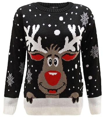Pull Noël Femme Manches Longues Col Rond Rigolo Noel Pull Christmas Moche Sweat Multicolore Imprimé Bonhomme De Neige Sweatshirt Grande Taille Pullover Imprimer Pullover
