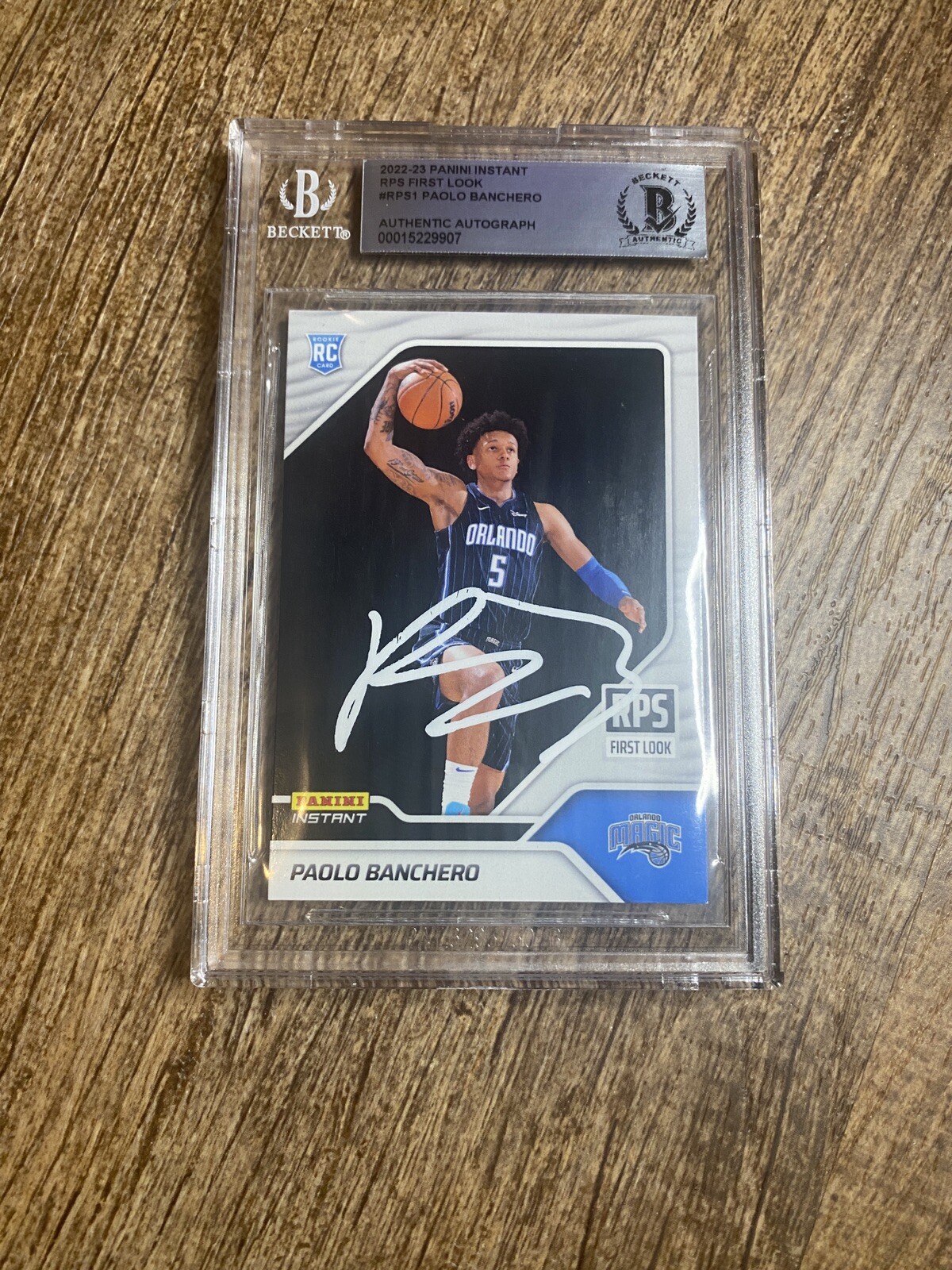 Paolo Banchero signed RPS instant rookie card beckett COA authentic  autograph | eBay