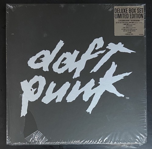DAFT PUNK Alive 1997 & 2007 Deluxe 4-LP 180 Gram Vinyl Box Set STILL SEALED!