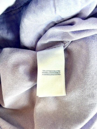 Ralph Lauren girls cotton oxford shirt dress light pastel purple violet 16 XL - Picture 5 of 5