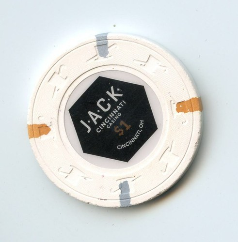 1.00 Chip from the Jack Casino Cincinnati Ohio 