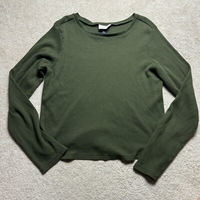 Universal Thread Crew Neck Sweater Lightweight Womens 2XL Green