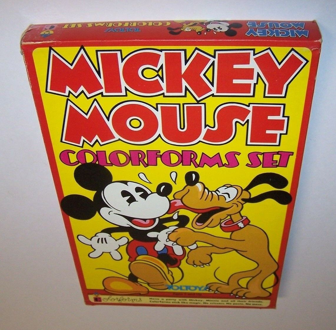Vintage Walt Disney Mickey Mouse Colorforms Play Set Vintage Walt Disney Mickey Mouse Colorforms Play Set