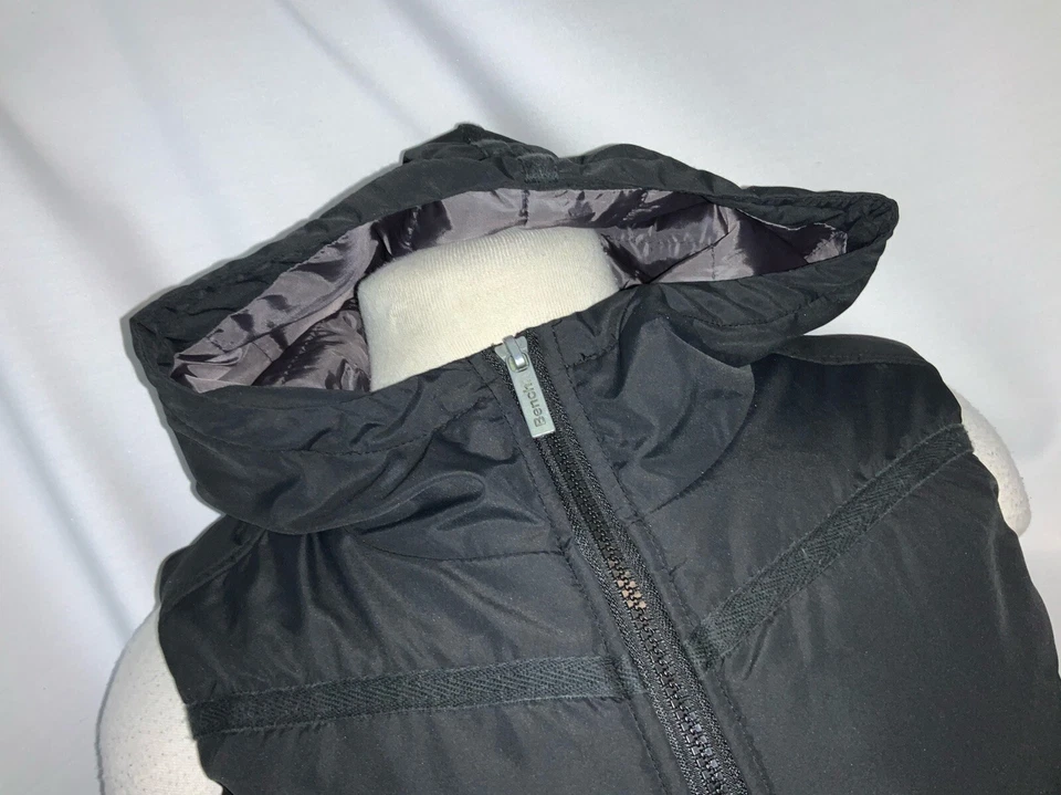 Bench Full Zip Hoodie Jacket Vest Women’s XS Black Polyester YGI A1-669 - Image 3 of 4
