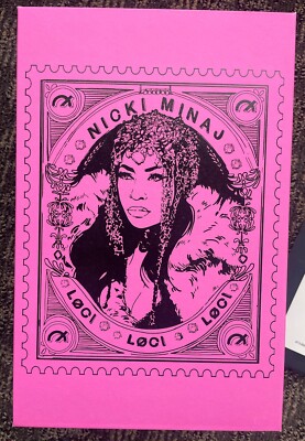 Nicki Minaj Signed Autographed Loci X Nicki Minaj Shoes Pinkprint