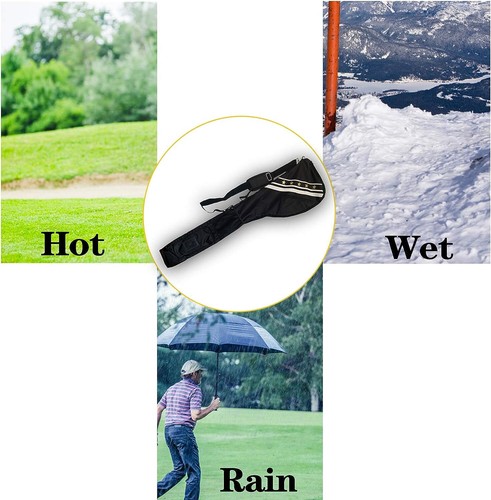 Bolsas de transporte para palos de golf bolsa de domingo gruesa impermeable ligera plegable - Imagen 8 de 14