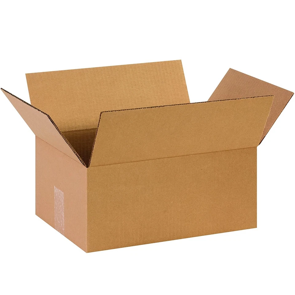 100 10x8x4 Cardboard Paper Boxes Mailing Packing Shipping Box Corrugated Carton - Image 2 of 3
