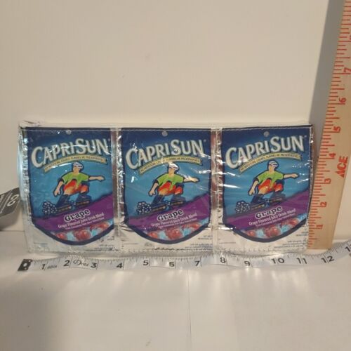 Capri Sun Grape Zipper Drink Pouch Pencil Eraser Case Terracycle Recycled FLAWED - Picture 2 of 9