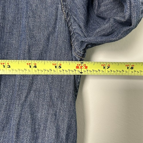 POLO RALPH LAUREN blau Denim Knopfleiste Gürtel Hemdkleid Mädchen Größe 16 OHNE GÜRTEL - Bild 11 von 14