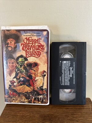 VINTAGE Muppet Treasure Island Clamshell VHS Tape Movie 1996