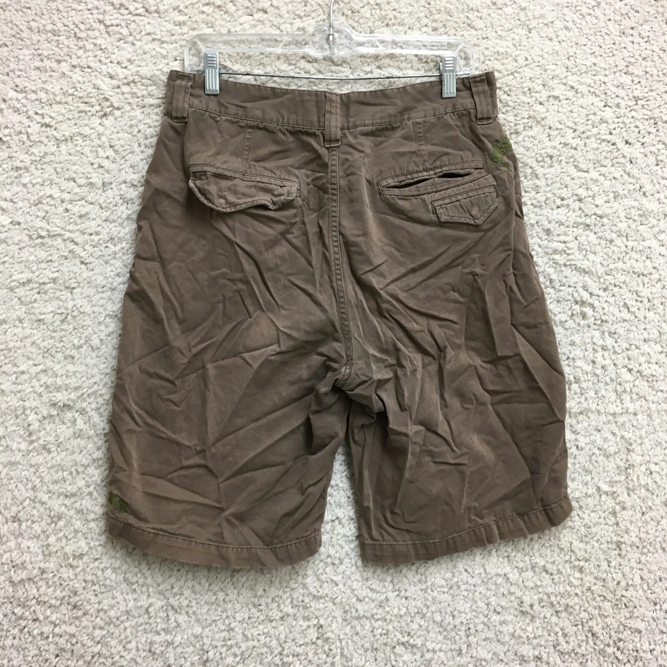 Billabong Shorts 31 Mens Brown Chino Pocket Skater Modern Fit Flat Front Casual - Image 4 of 4