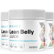 (3 Pack) Ikaria Lean Belly Juice, Ikaria Lean Belly Juice Powder (8.25oz)