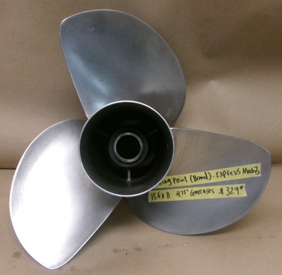 Used Turning Point 15.6 X 11 Stainless Propeller Part # 31511110