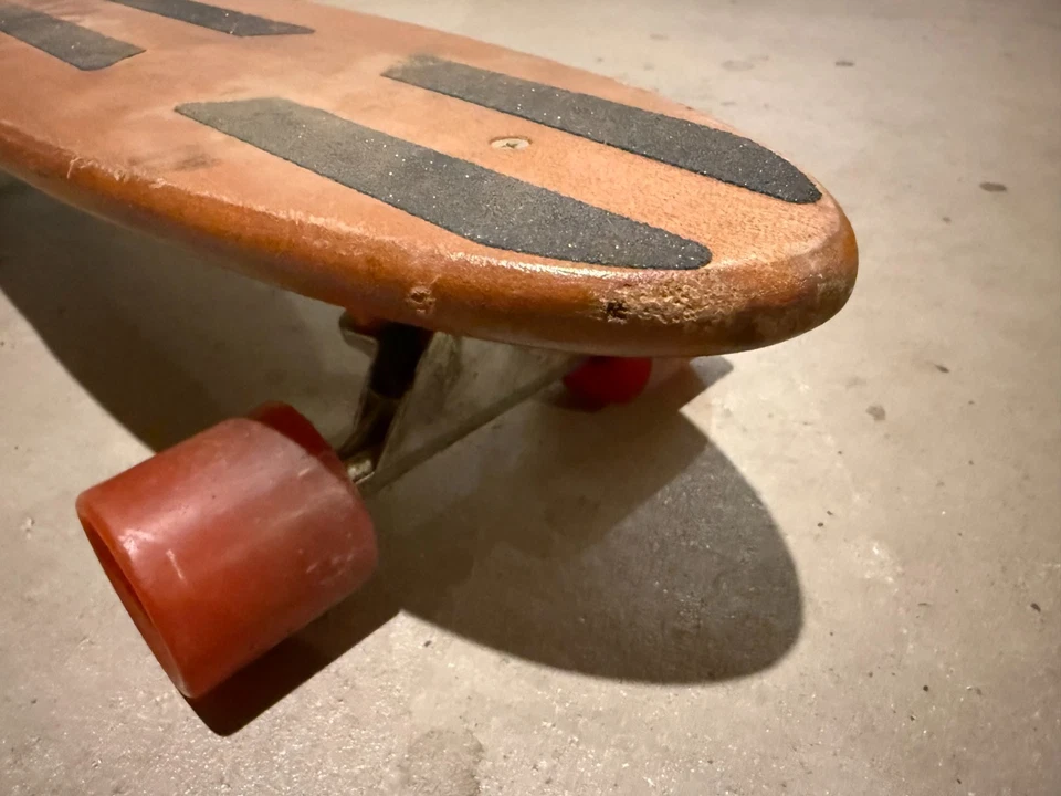 "Patineta de madera giratoria California Gentec vintage 26""" Foto 4 de 4