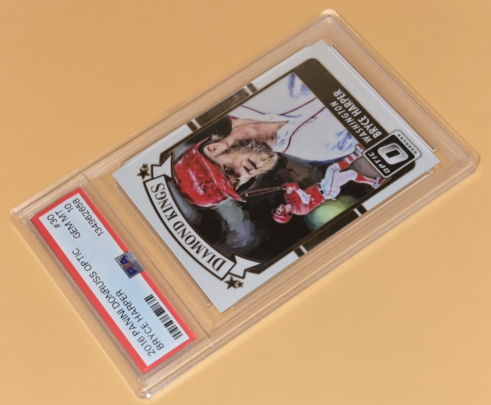 Bryce Harper PSA 10 Low Pop 2016 Panini Donruss Optic Baseball Diamond Kings MLB view 6